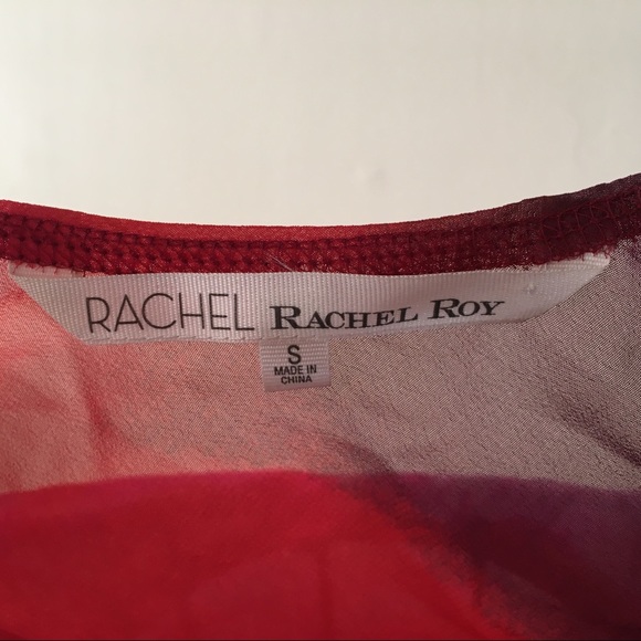 Rachel Roy Tie Dye mix media tee! - Picture 2 of 2